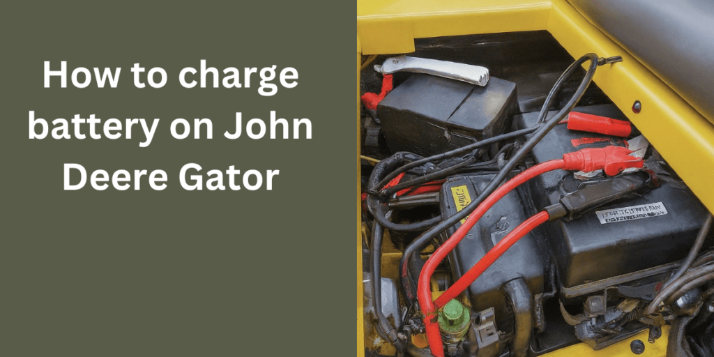 charge battery on John Deere Gator