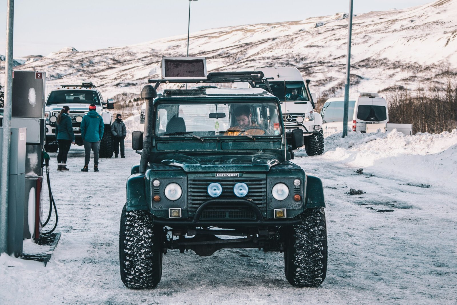 green off-road SUV